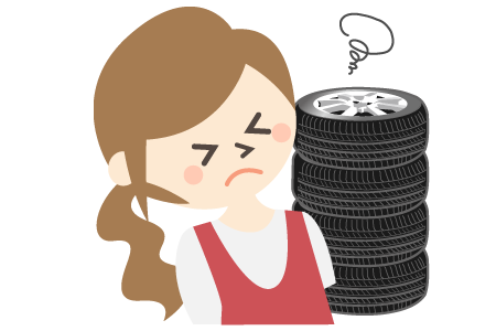 預かりタイヤ  トヨタに乗るなら岐阜トヨペット