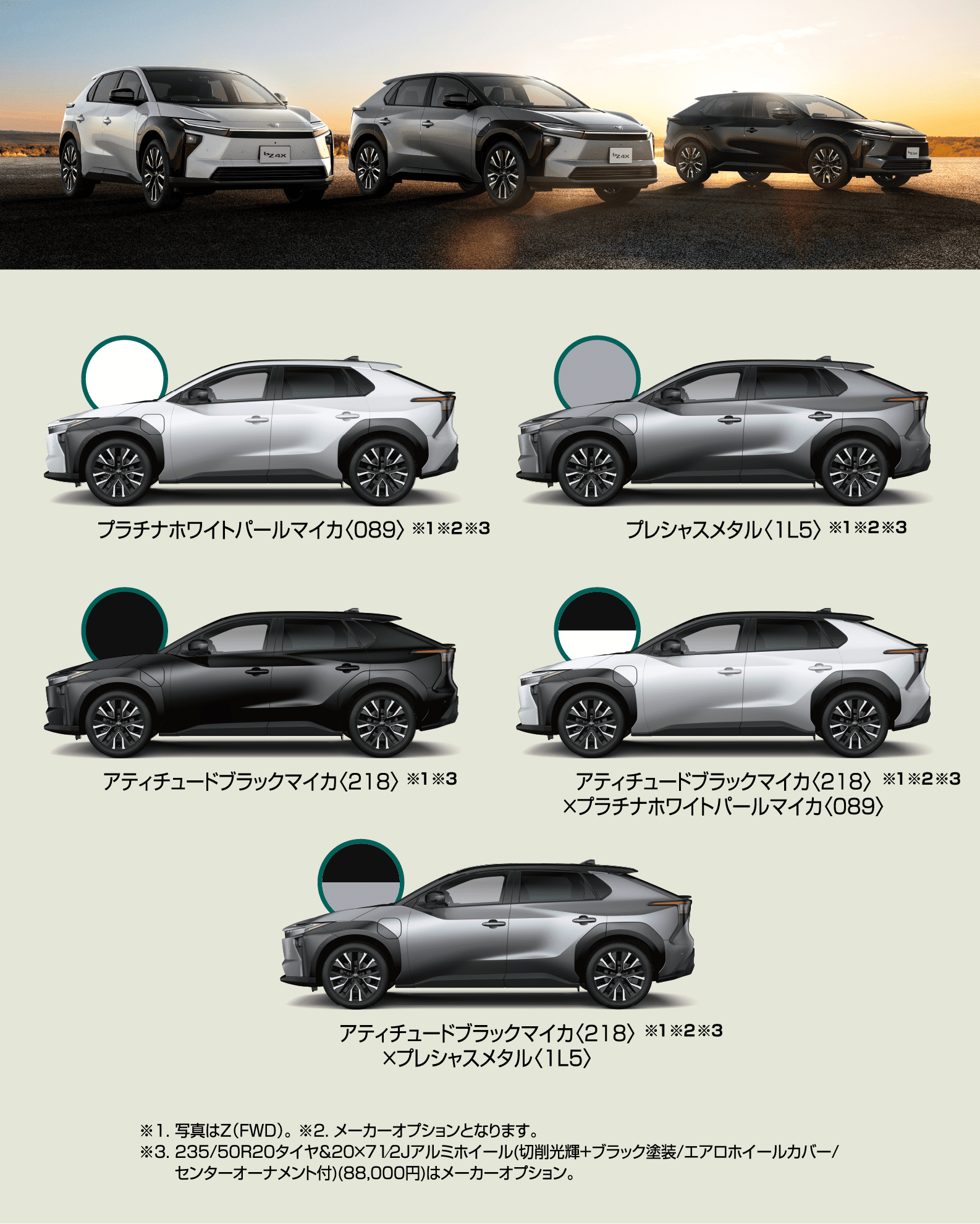 カラーバリエーション