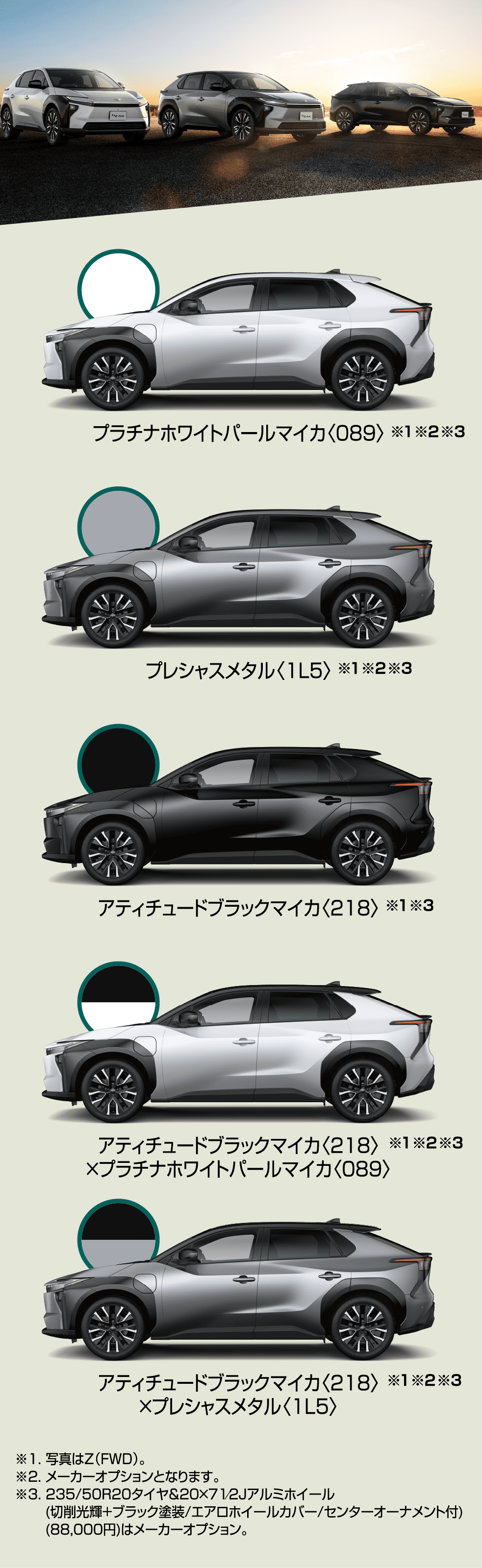 カラーバリエーション