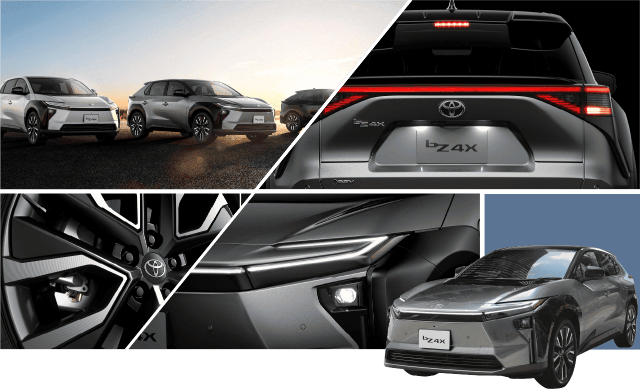 新型bZ4Xのエクステリア