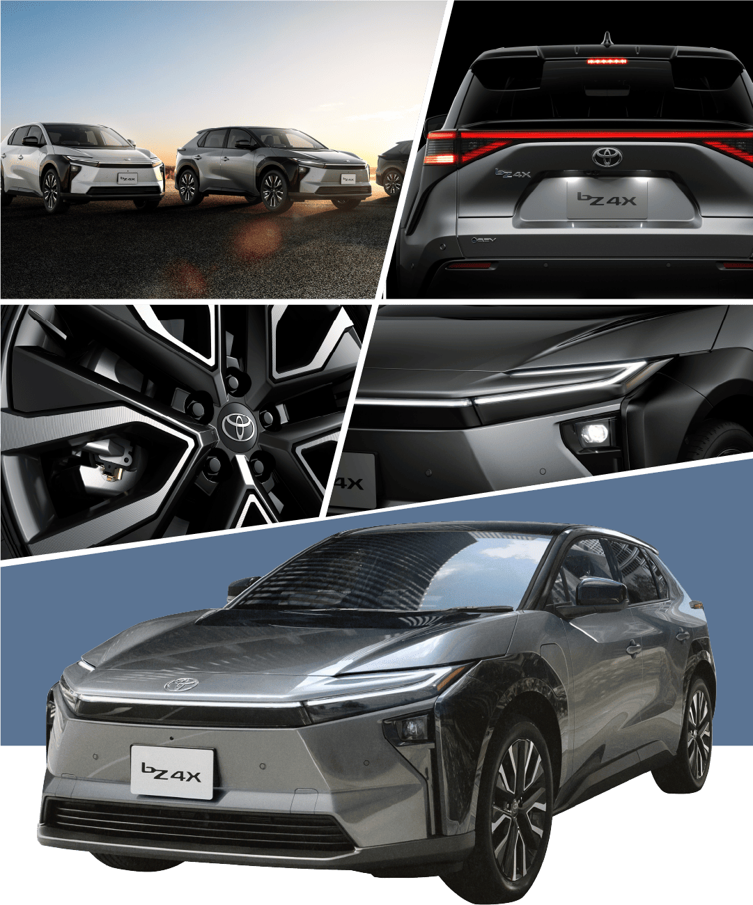 新型bZ4Xのエクステリア