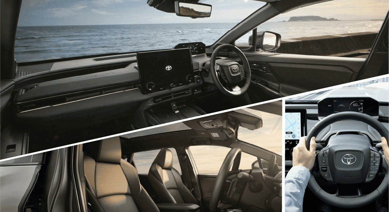 新型bZ4Xのインテリア