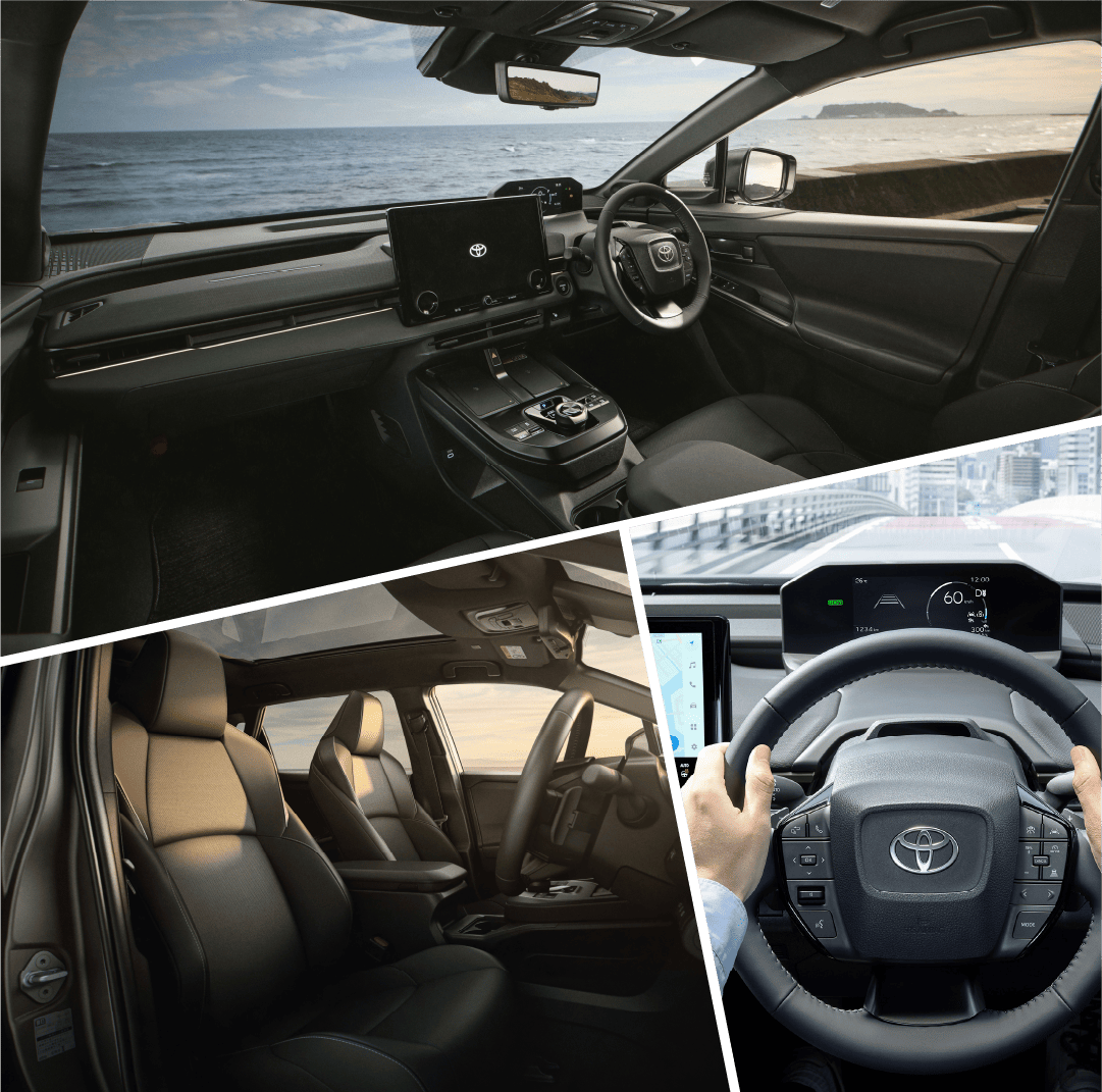 新型bZ4Xのインテリア